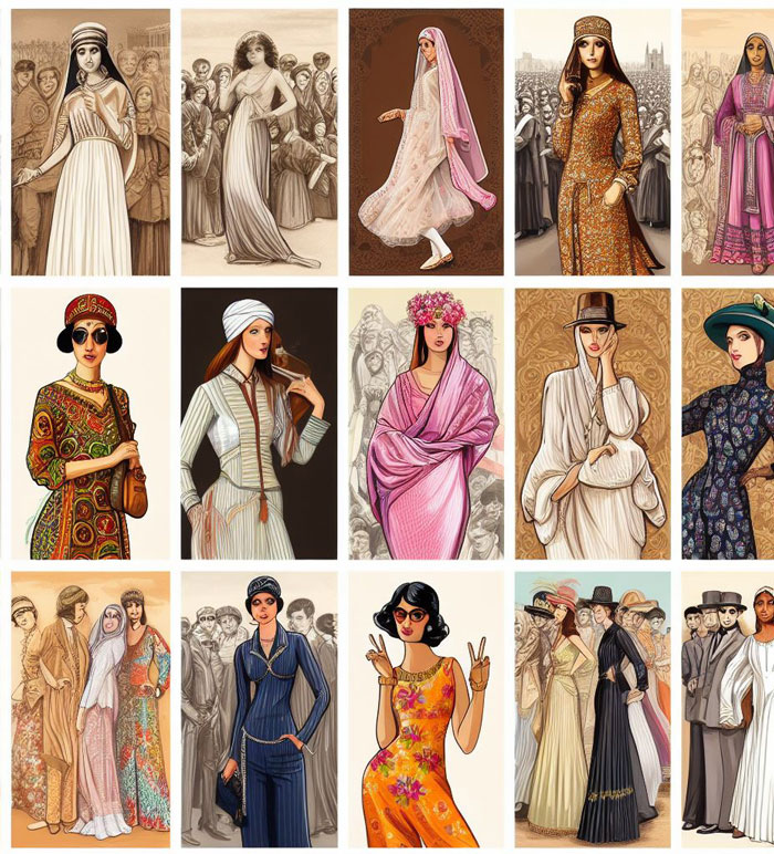تاریخچه و تحولات لباس مجلسی زنانه در ایران و جهان